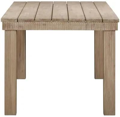 Cassie Natural 75 Inch Rectangular Outdoor Dining Table