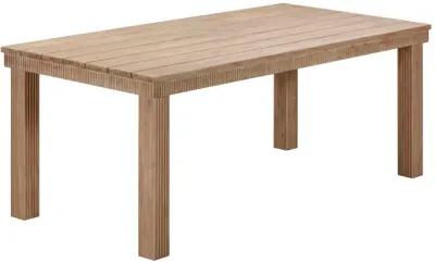 Cassie Natural 75 Inch Rectangular Outdoor Dining Table