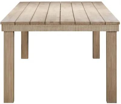 Cassie Natural 108 Inch Rectangular Outdoor Dining Table