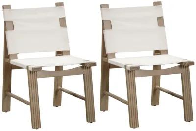 Cassie Cream Outdoor Dining Chair - Set of 2