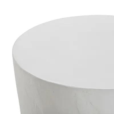 Margot Light Grey Faux Plaster Indoor / Outdoor Concrete Stool