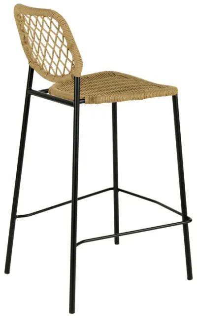 Lucy Natural Dyed Cord Outdoor Counter Stool