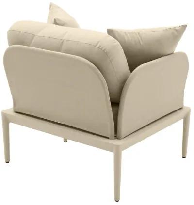 Kapri Taupe Outdoor Armchair