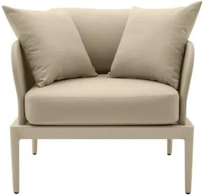 Kapri Taupe Outdoor Armchair