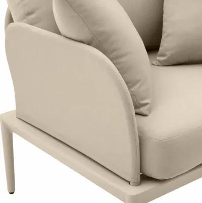 Kapri Taupe Outdoor Armchair