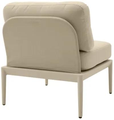 Kapri Taupe Modular Outdoor Armless Chair