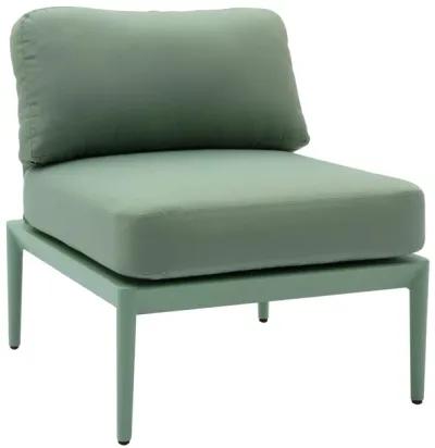 Kapri Moss Green Modular Outdoor Armless Chair