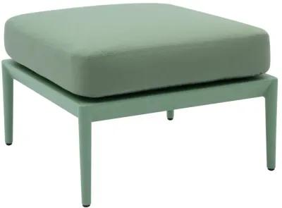 Kapri Moss Green Outdoor Ottoman