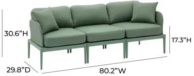 Kapri Moss Green Modular Outdoor Sofa