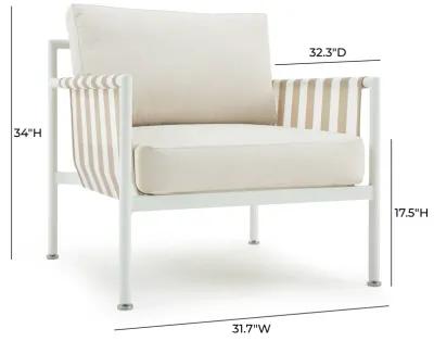 Dunes Cream Outdoor Armchair