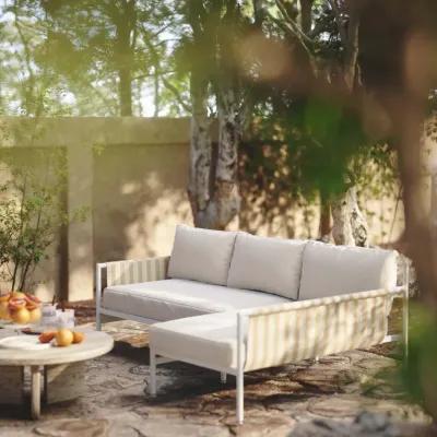 Dunes Cream Outdoor Sectional - RAF