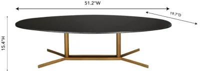 Gemma Black Marble Coffee Table