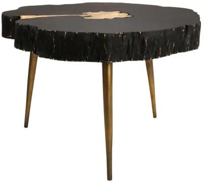 Timber Black and Brass Coffee Table