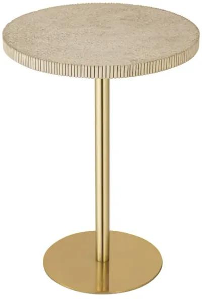 Fiona Gold Stone Side Table