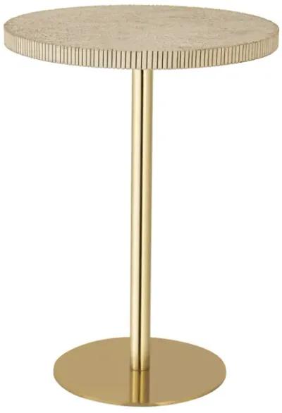 Fiona Gold Stone Side Table