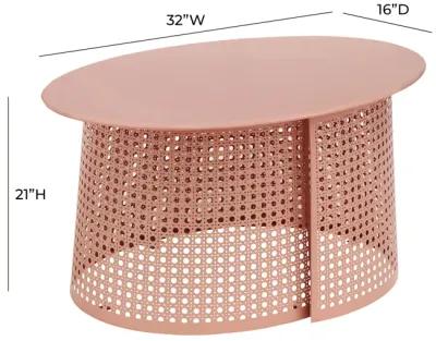 Pesky Coral Pink Coffee Table