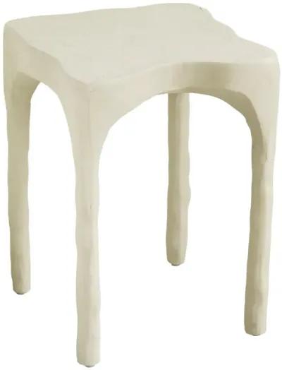 Skully Cream Textured Side Table