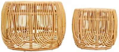 Azrina Rattan Nesting Tables