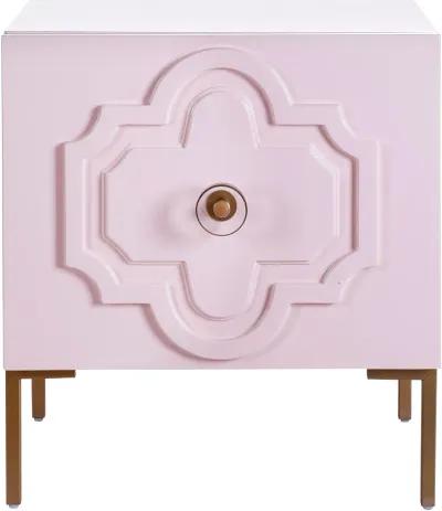 Anna Pink Lacquer Side Table