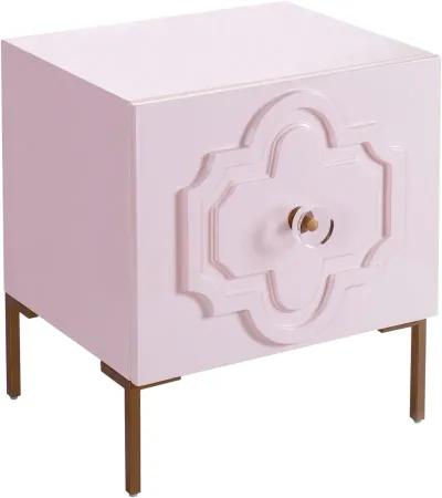 Anna Pink Lacquer Side Table