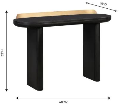 Braden Black Desk/Console Table