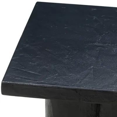 Kayla Black Concrete Side Table