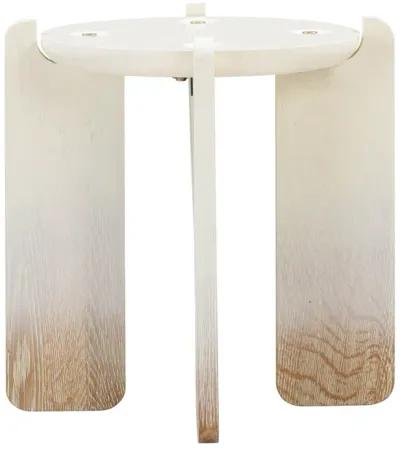 Gloria Cream Oak Side Table