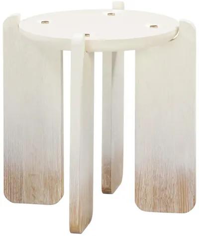 Gloria Cream Oak Side Table