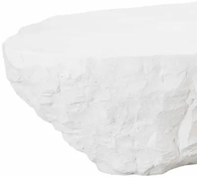 Crag White Concrete Coffee Table