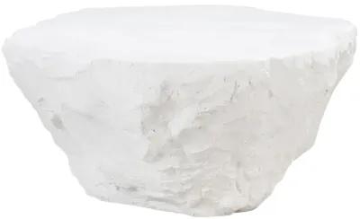 Crag White Concrete Coffee Table