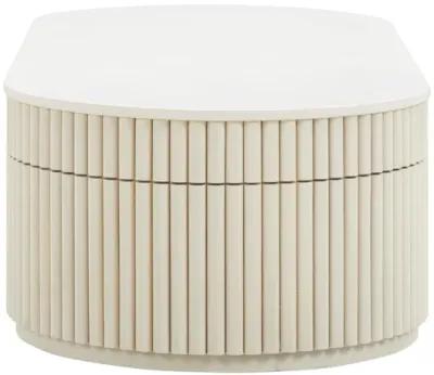 Bella Cream Oval Coffee Table