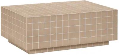 Mixie Taupe Tile Indoor / Outdoor Coffee Table