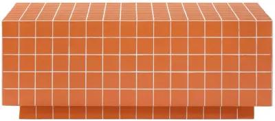 Mixie Brick Orange Tile Indoor / Outdoor Coffee Table