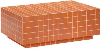 Mixie Brick Orange Tile Indoor / Outdoor Coffee Table