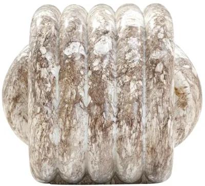 Love Knot Breccia Capraia Faux Marble Indoor / Outdoor Accent Stool