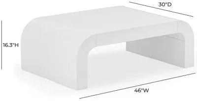 Hump White Coffee Table