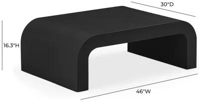 Hump Black Coffee Table