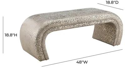 Kenya Gilded Leopard Bench