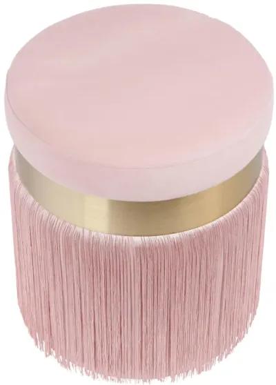 Melody Blush Tasseled Ottoman