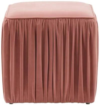 Morgan Mauve Pleated Ottoman