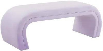 Kenya Lavender Velvet Bench