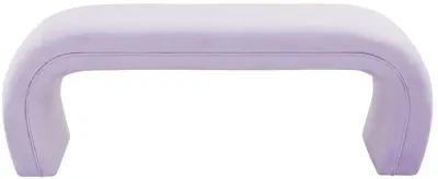 Kenya Lavender Velvet Bench