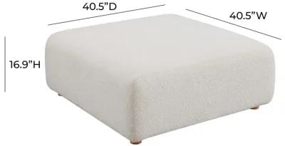 Hangover Cream Boucle Ottoman