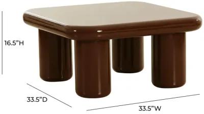 Memphis Chocolate Brown Coffee Table