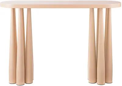 Titan Peach Rose Glossy Console Table