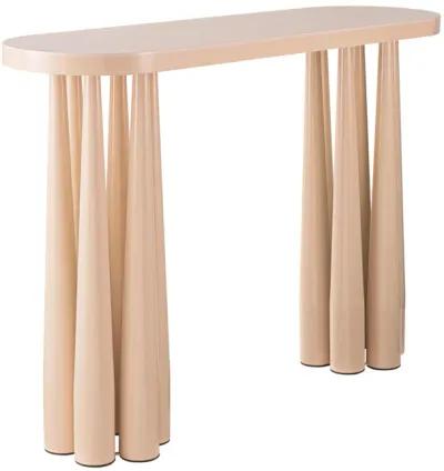 Titan Peach Rose Glossy Console Table