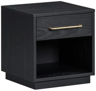 Marlow Black Wood Nightstand