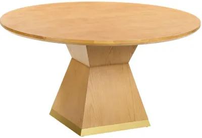 Nolan Natural Wood Round Dining Table