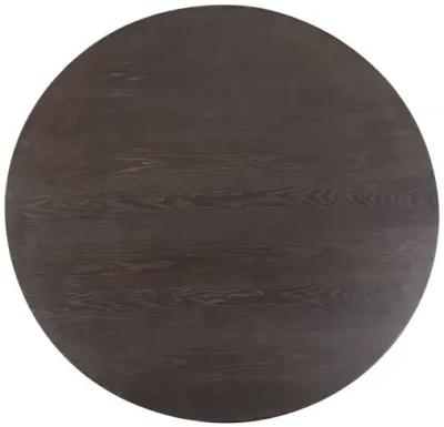 Nolan Black Round Wood Dining Table