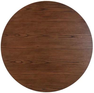 Marlow Black Wood Round Dining Table